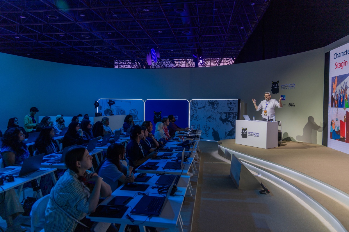 ساندرو كليوزو يفتح أبواب أسرار تصميم الشخصيات في “الشارقة للرسوم المتحركة 2025”