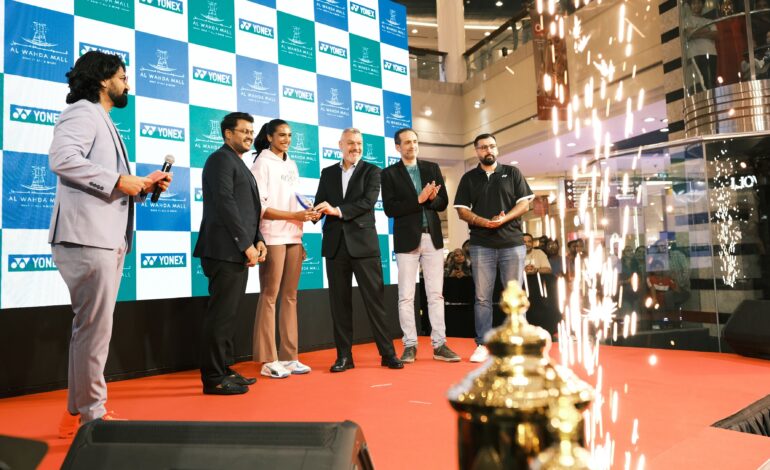 Badminton Legend PV Sindhu Inspires Fans at Al Wahda Mall