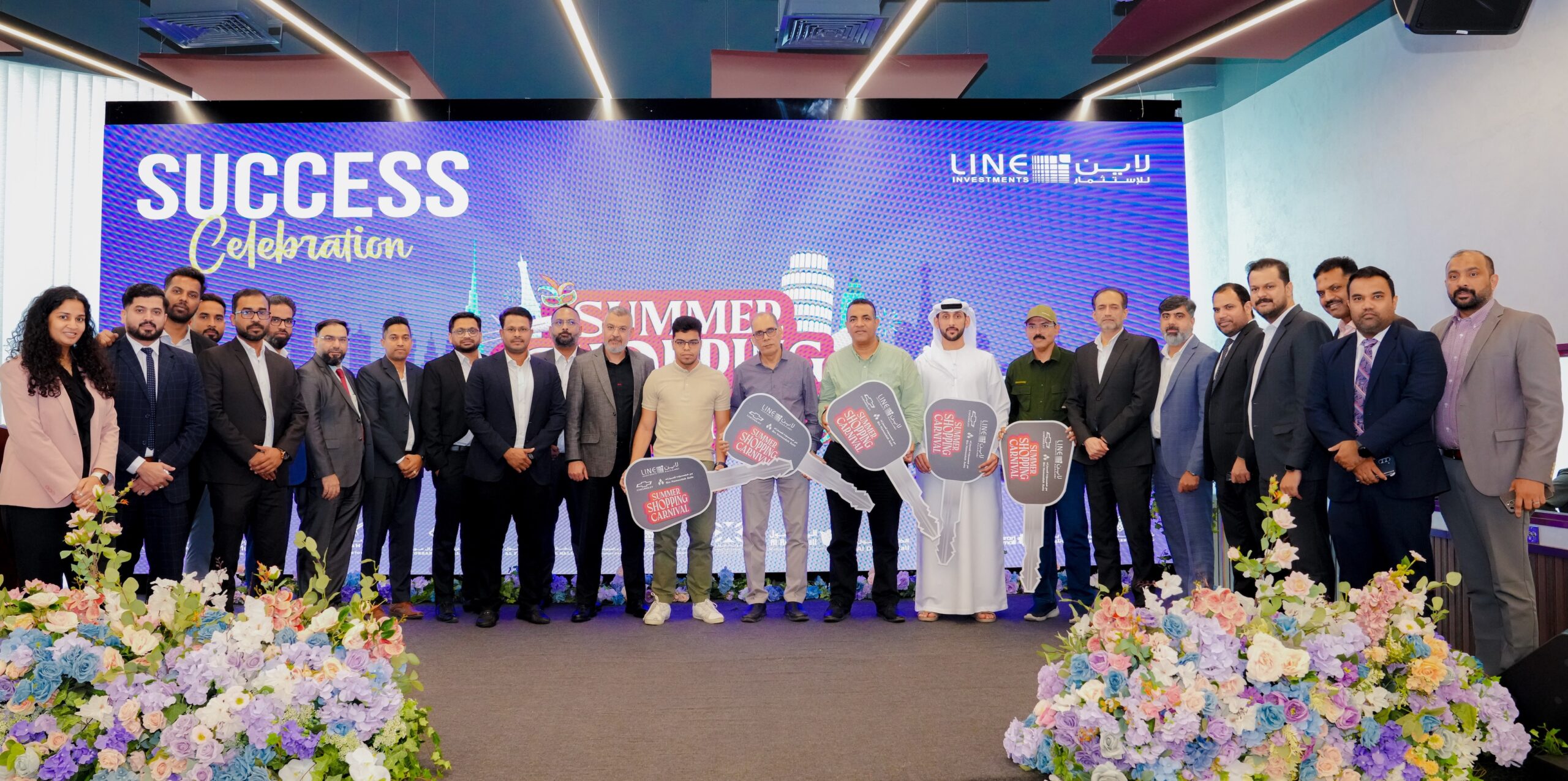 Line Investments & Property Concludes UAE’s Biggest Summer Shopping Carnival with Exciting Car Giveaways
