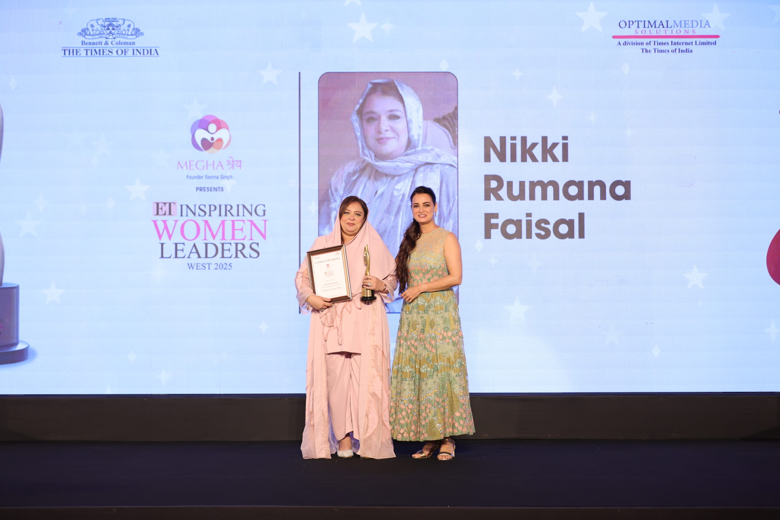 Nikki Rumana Faisal Honoured as Inspiring Woman Leader for Her Contribution to Contemporary Couture Fashion