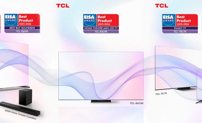 “تي سي إل” تحصد 5 من جوائز “الجمعية الأوروبية للصورة والصوت”وتُعيد تعريف التميّز في تقنيات الشاشات الكبيرة وتقنية “كيو دي ميني ليد”
