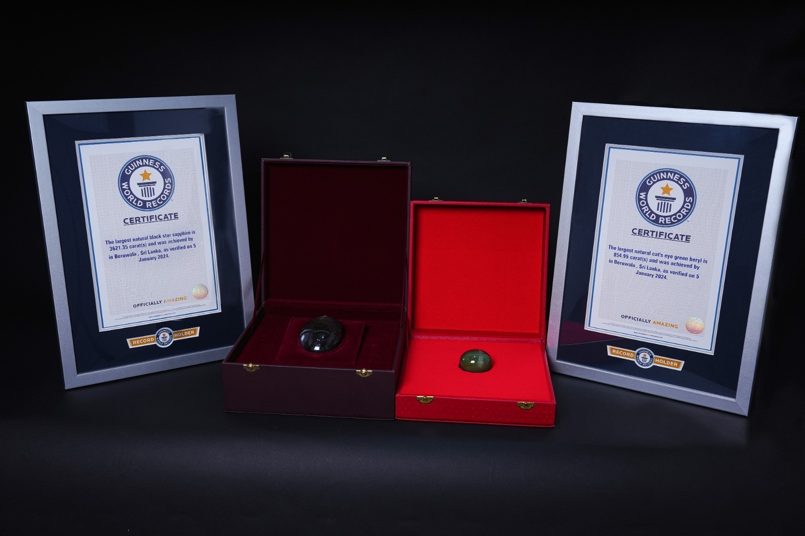 The Guinness Star and the Crescent: Record-Breaking Gemstones, Certified by Dubai Central Laboratory (DCL)