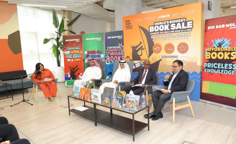 The World’s Biggest Book Sale – Big Bad Wolf – is back in the UAE under the patronage of Ajman Department of Tourism Development