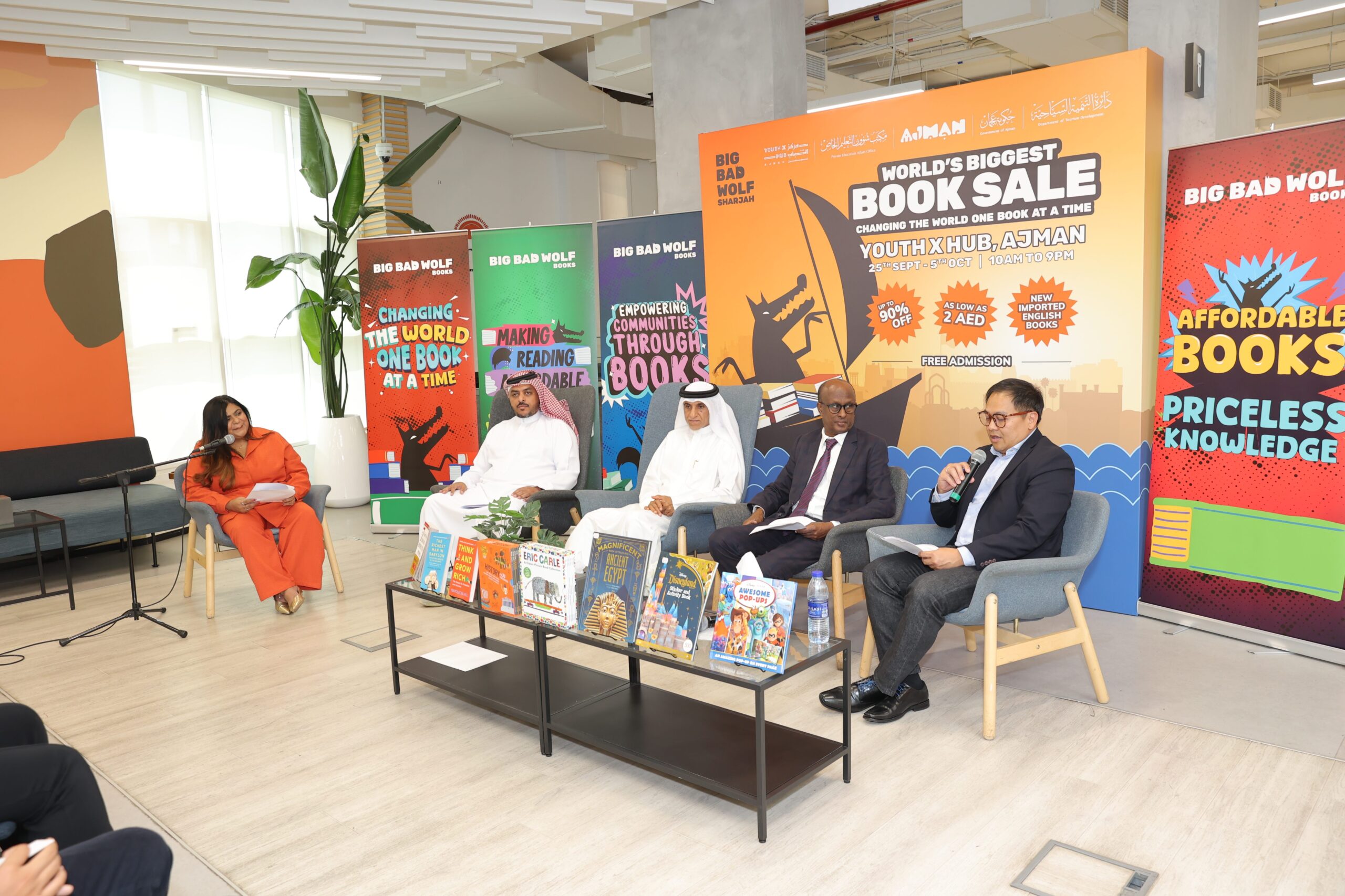The World’s Biggest Book Sale – Big Bad Wolf – is back in the UAE under the patronage of Ajman Department of Tourism Development