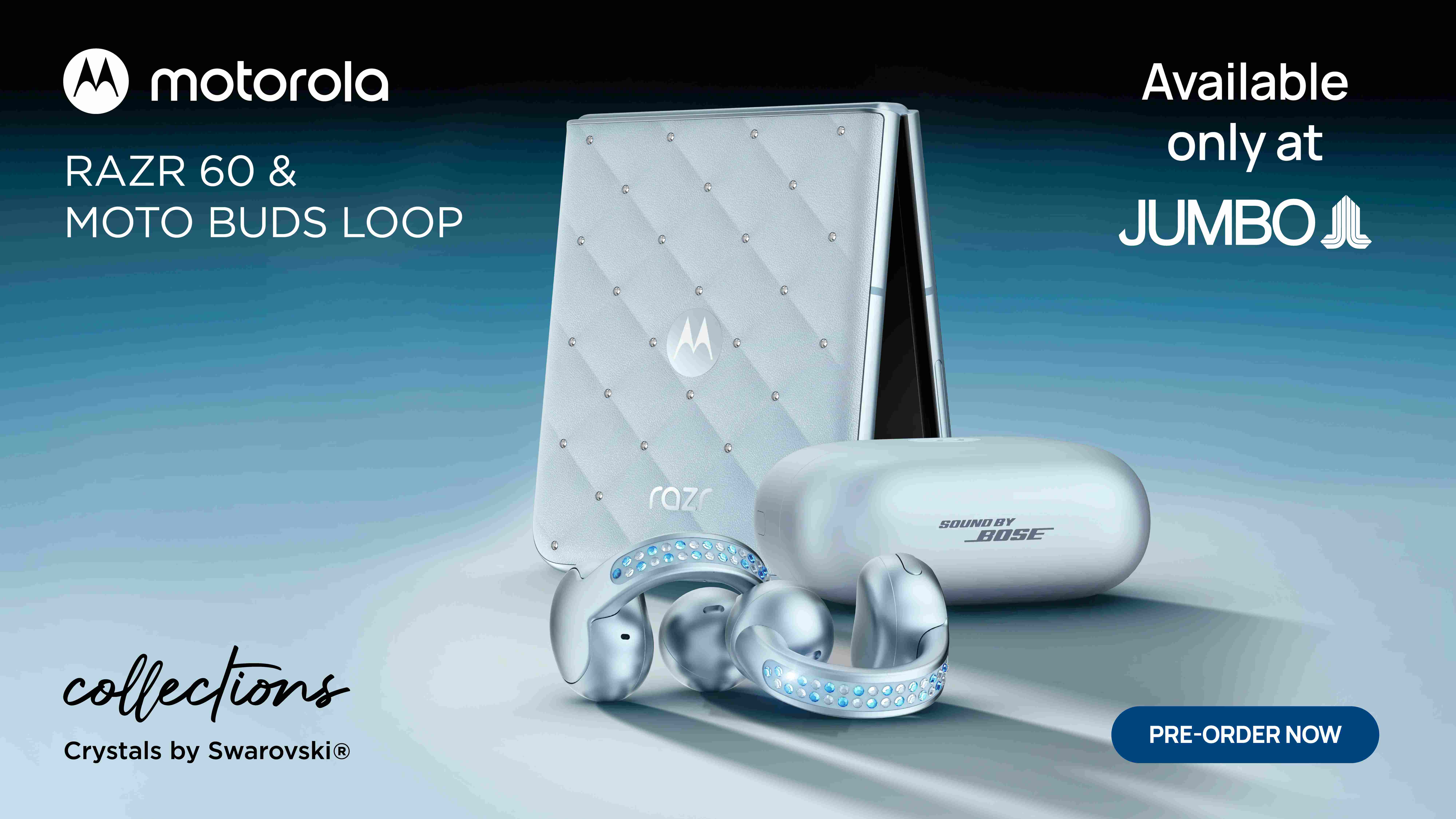 Jumbo Partners with Motorola to Exclusively Launch Motorola Razr 60 Swarovski Edition in the UAE