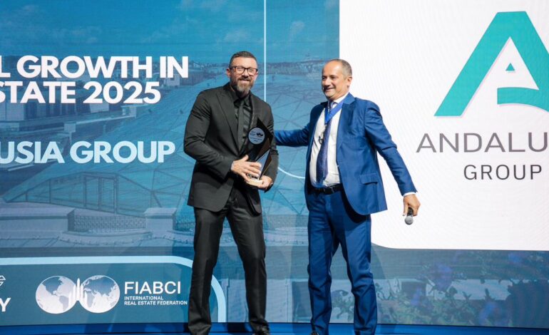 “الأندلس للتطوير العقاري” تحصد جائزة في معرض “ري كي” إيطاليا 2025 عن الابتكار والتميّز في قطاع العقارات