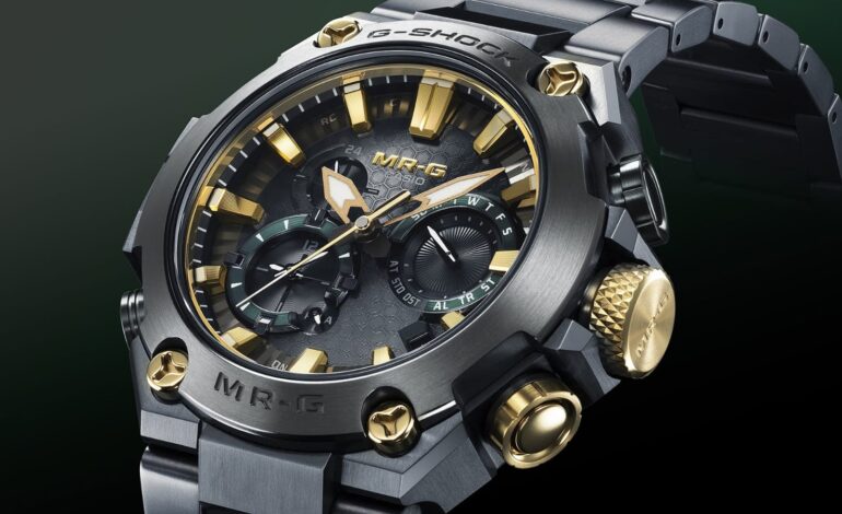 MRG-A3-GB0002B-GRM :جي-شوك تطلق ساعة