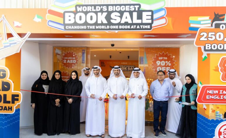 Big Bad Wolf Ajman 2025 officially opens under patronage of Ajman Department of Tourism Development, offering 250,000 books at up to 90% discount