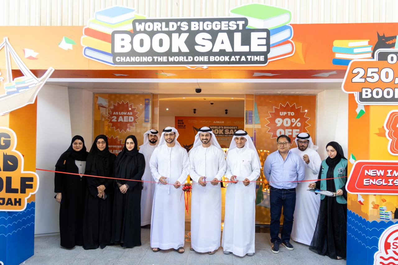 Big Bad Wolf Ajman 2025 officially opens under patronage of Ajman Department of Tourism Development, offering 250,000 books at up to 90% discount