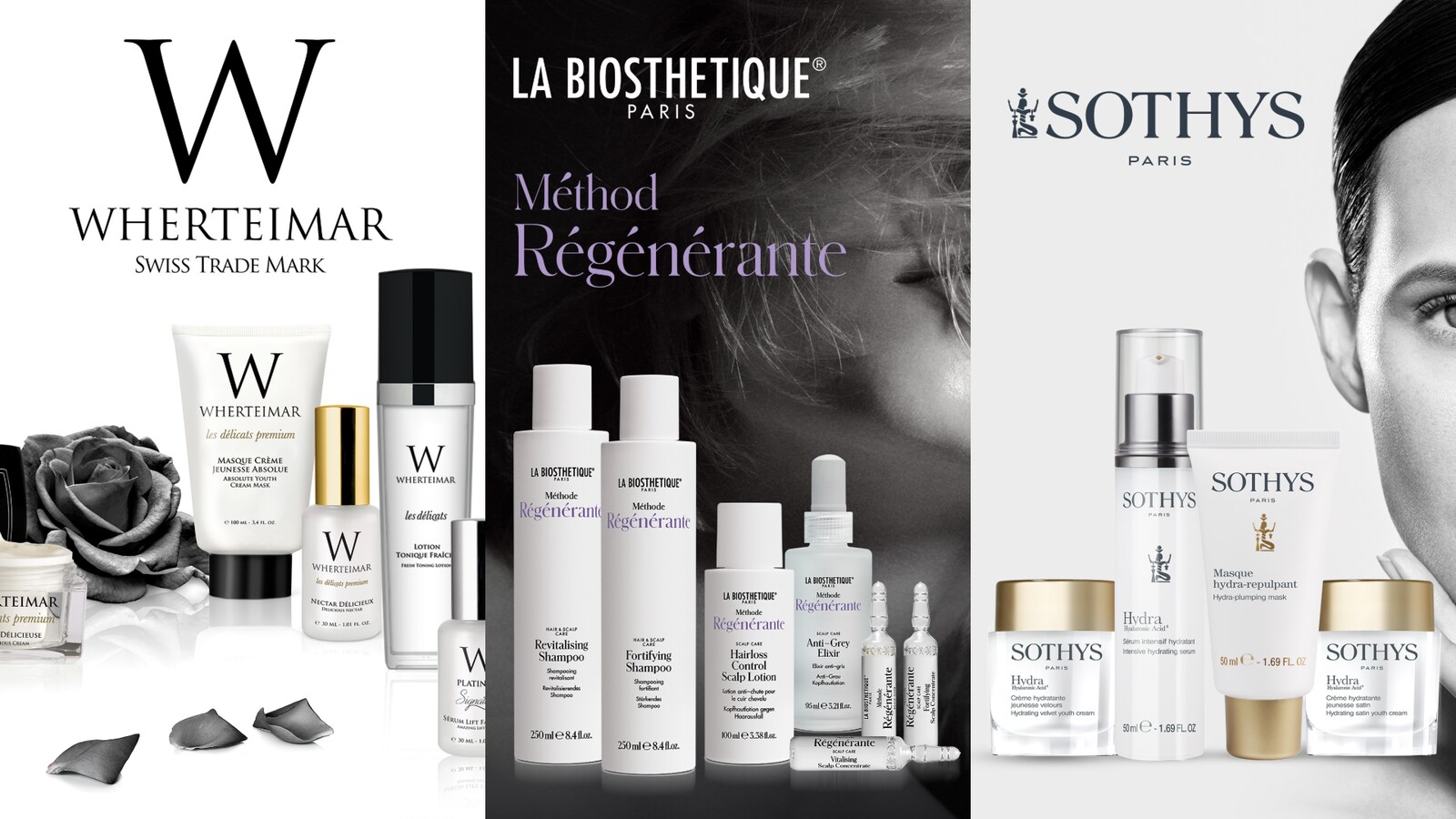Sothys, La Biosthétique and Wherteimar innovative luxury skincare in the Middle East