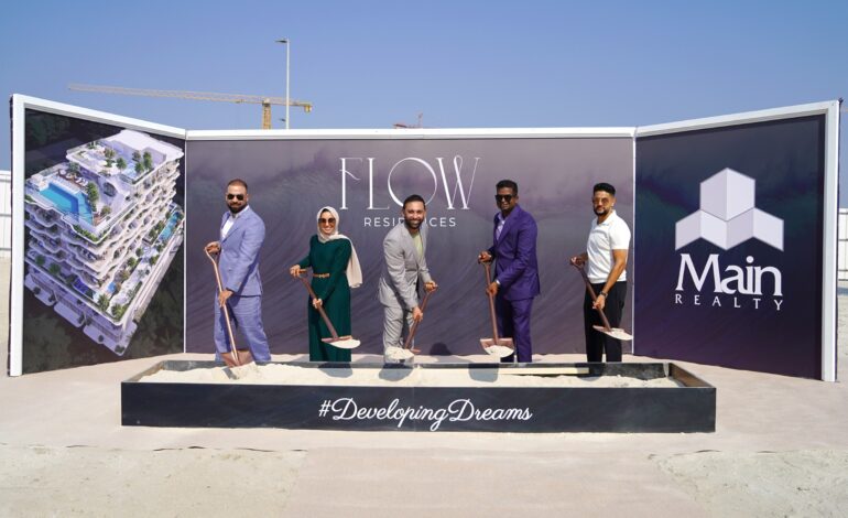 Main Realty Infuses Miami Vibe into Dubai Bling, Breaks Ground on Boutique Flagship Flow Residences at Dubai Islands