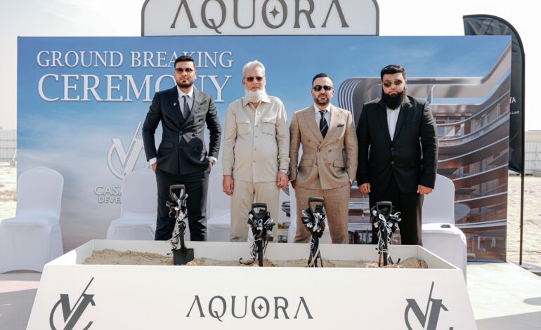 Casa Vista Debuts with AED 350 Million Maiden Waterfront Luxury Residential Project – Aquora – at Dubai Islands