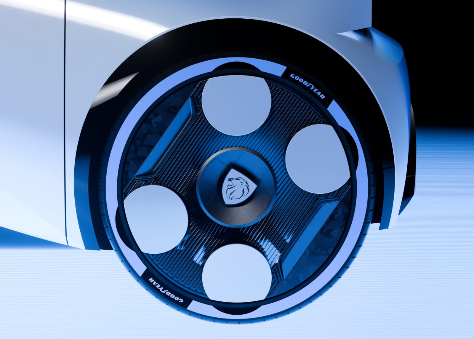 Goodyear and Peugeot Drive the Future of Intelligent Mobility with the Polygon Concept Car