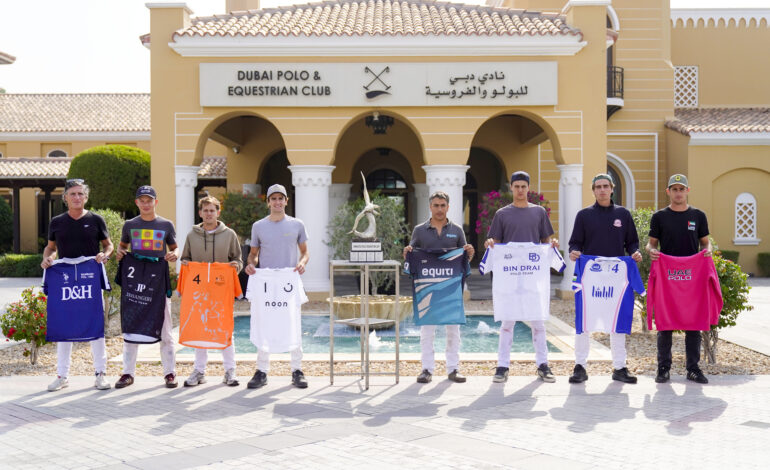 UAE Polo Federation Cup Tournament Fixture Announced at Live Draw  at Dubai Polo and Equestrian Club with 8 teams