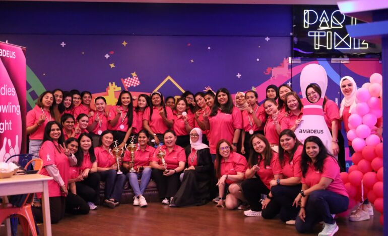 Amadeus Gulf Hosts Pink October Bowling Event Celebrating Women in the Travel Industry
