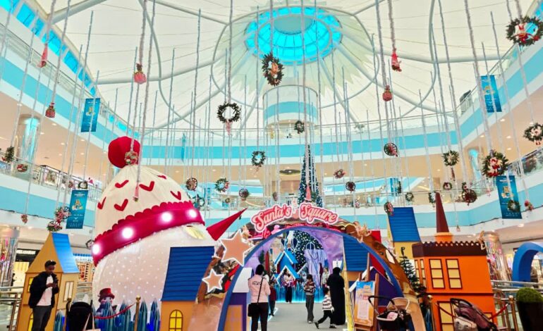 مشرف مول يتحوّل إلى أيقونة شتوية مع إطلاق «ساحة سانتا»