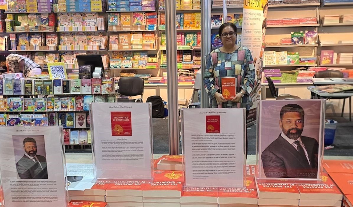 كتاب “ممارسة خبراء إطالة العمر” للمؤلف إيشان شيفاناند يخطف الأضواء في معرض الشارقة الدولي للكتاب 2025