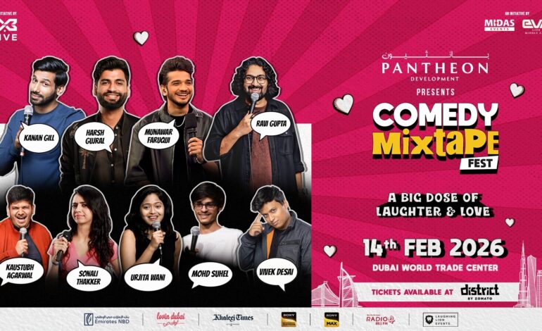 Comedy Mixtape Fest Vol. 2 Set to Return to Dubai This Valentine’s Day